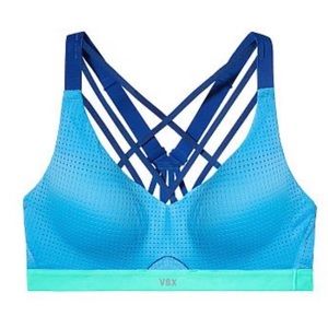 Victoria’s Secret Blue Strappy Sports Bra 32DD
